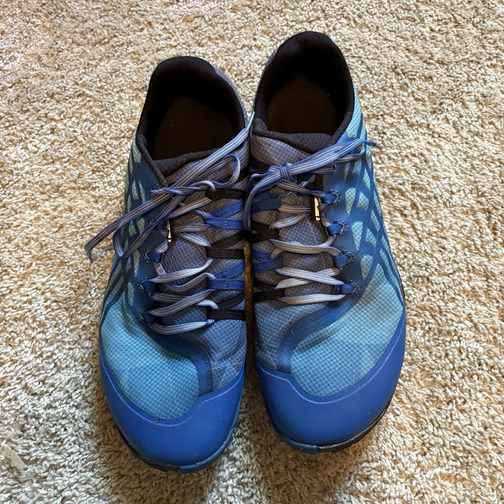 Merrell Barefoot Vapor glove Trainer Shoes Men's 14 Vibram Sole Blue